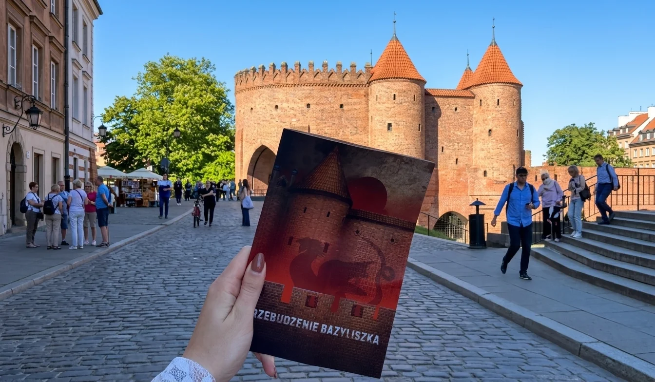 Książeczka gry Przebudzenie Bazyliszka przy Barbakanie
